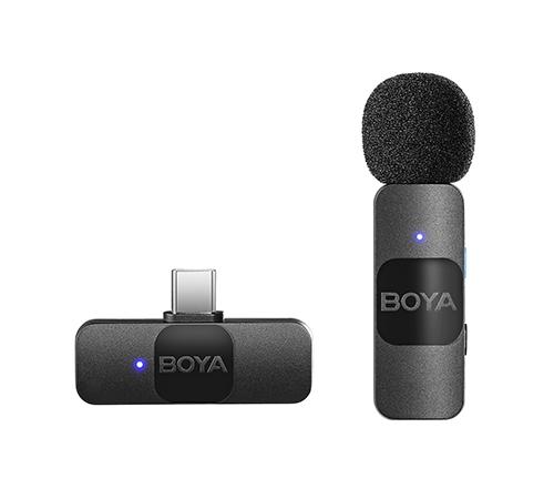 BOYA BY-V10 ULTRACOMPACT 2.4GHZ WIRELESS MICROPHONE SYSTEM FOR USB-C BOYA BY-V10 ULTRACOMPACT 2.4GHZ WIRELESS MICROPHONE SYSTEM FOR USB-C
